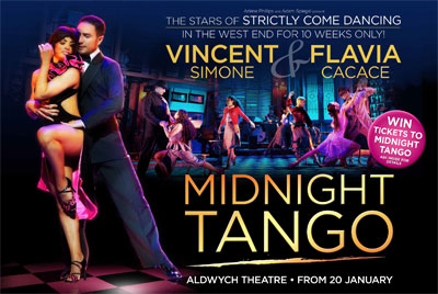 Pop into Dancia London for your chance to win Midnight Tango tickets!